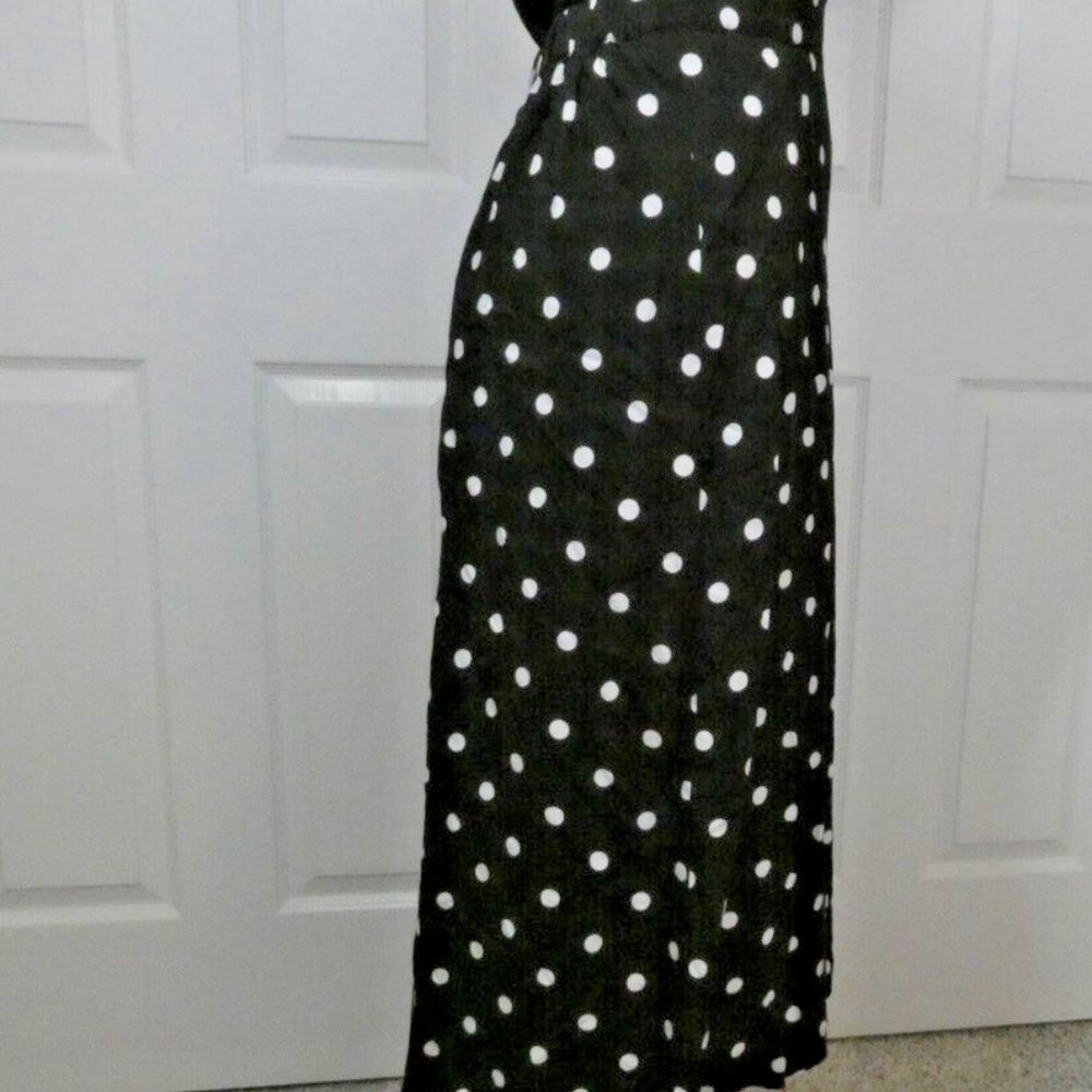 NWT Skirt Black Polka Dot Wear for Church Office Work Old Navy Women Size S - Picture 3 of 10